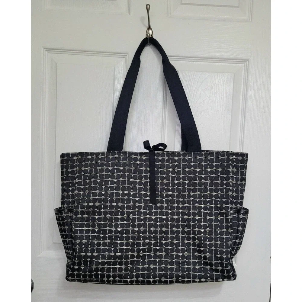 Kate Spade Dot Noel Black Canvas Large Tote Diaper Bag, and more